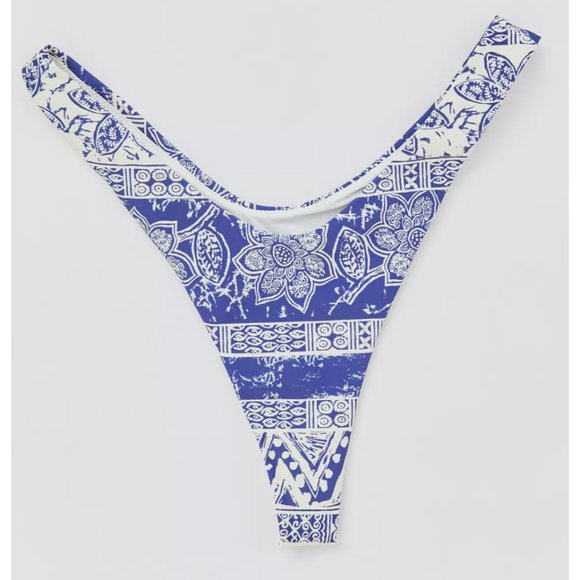NWT UO 2-Piece Grecian Vintage Print Bikini Set - Picture 4 of 6